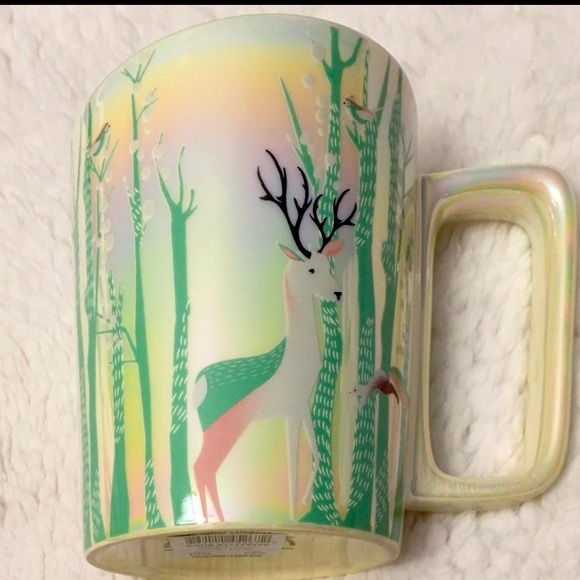 Starbucks Other - Starbucks LE Christmas 2020 Iridescent Deer Mug